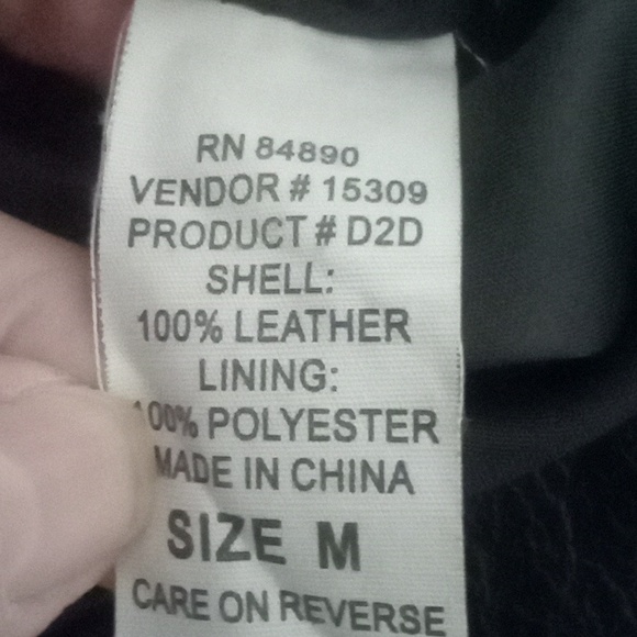 leather jacket Haband Tudor Court - Picture 9 of 10